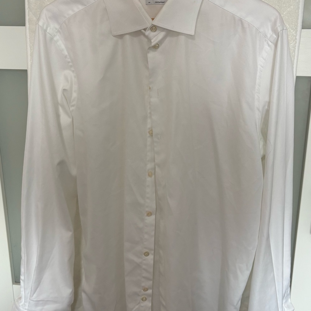 Eton Luxury Dress Shirt – White – Size 46 (Large)